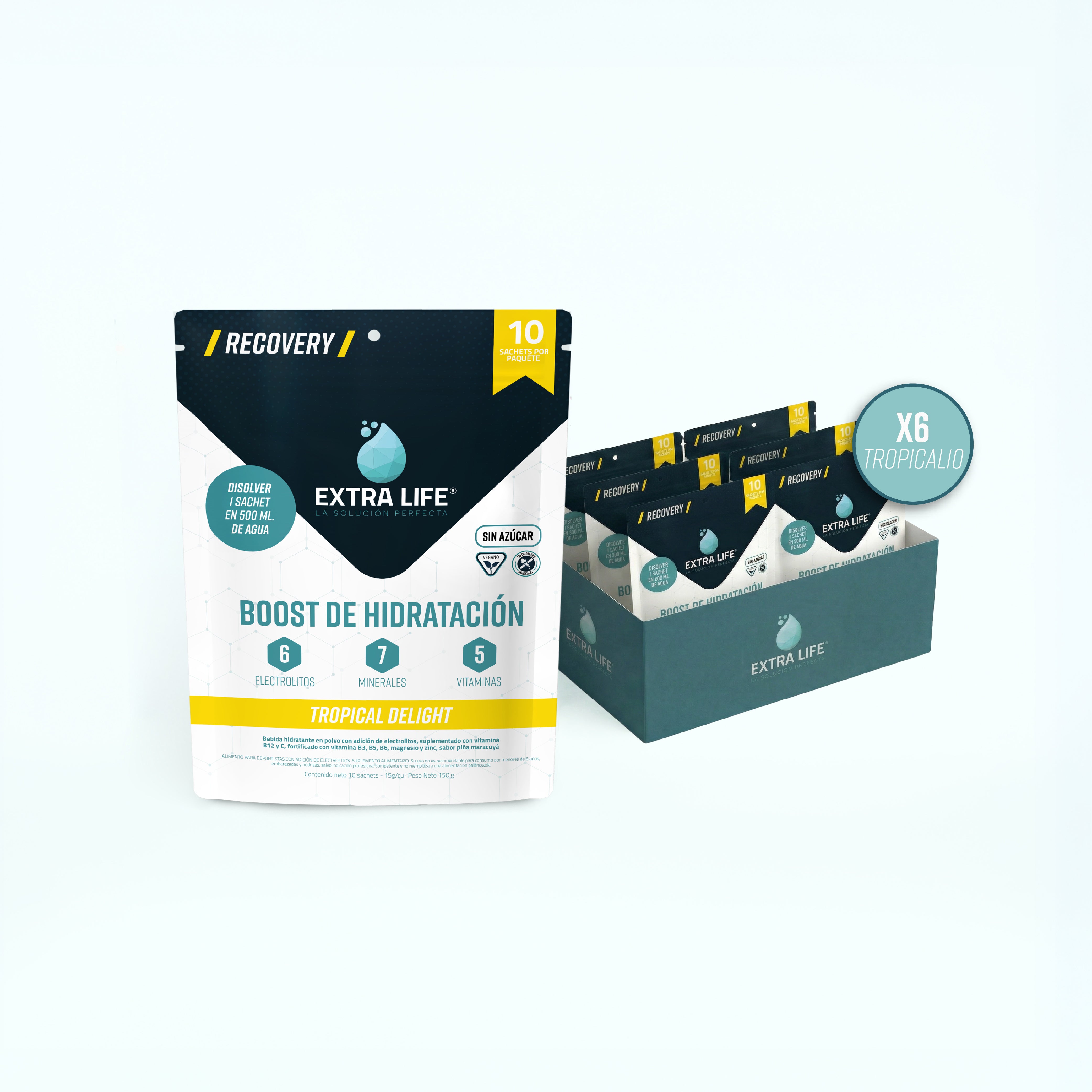 6x Bolsas Tropical Delight 10 Sachets